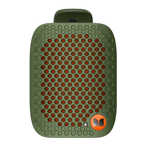 MONSTER ポータブルスピーカー Bluetooth 防水 IPX5 小型 高音質 ワイヤレススピーカー ハンズフリー通話 ステレオペア対応 ATOMIC BLASTER MICRO MS62106 GR グリーン