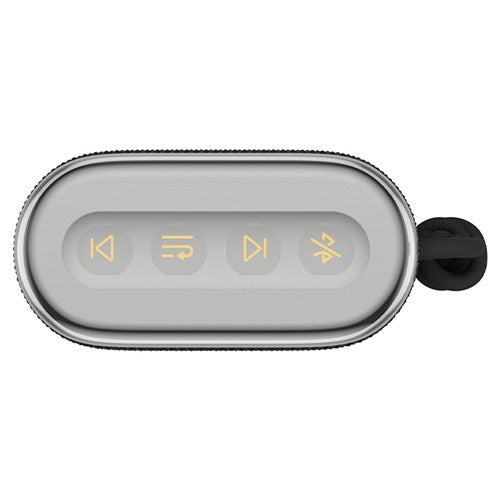 MONSTER ポータブルスピーカー Bluetooth 防水 防塵 IP55 高出力6W ワイヤレススピーカー パーティーコネクト 最大100台接続 ハンズフリー BLASTER PEBBLE MS62131 BK