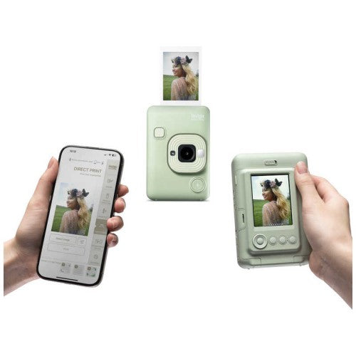 ハイブリッドインスタントカメラ チェキ instax mini LiPlay (グリーン) MATCHA GREEN 富士フイルム INS_LIPLAYC_GREEN