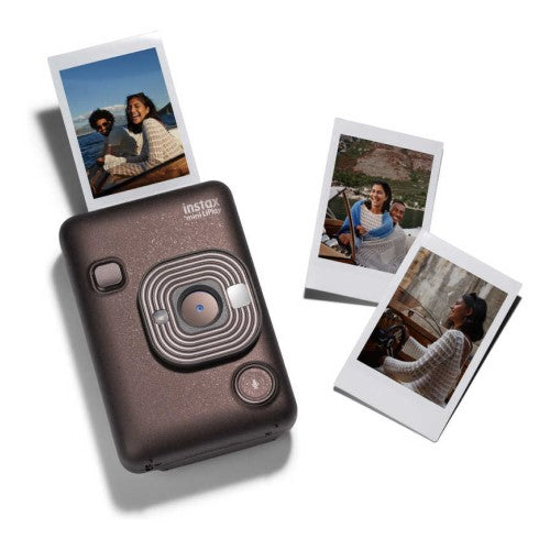ハイブリッドインスタントカメラ チェキ instax mini LiPlay (ブロンズ) DEEP BRONZE 富士フイルム INS_LIPLAYC_BRONZE