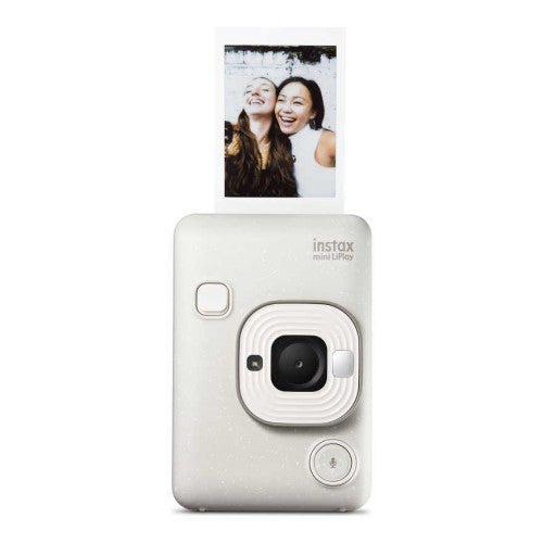 ハイブリッドインスタントカメラ チェキ instax mini LiPlay (ホワイト) MISTY WHITE 富士フイルム INS_LIPLAYC_WHITE