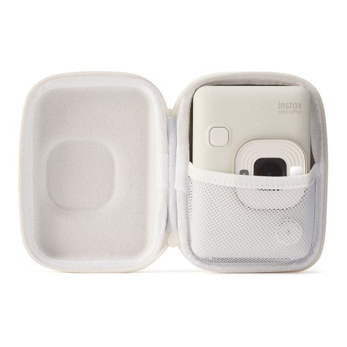 「instax mini LiPlay」用カメラケース(ホワイト) 富士フイルム INS_LIPLAYC_CASE_W