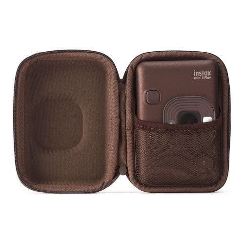 「instax mini LiPlay」用カメラケース(ブロンズ) 富士フイルム INS_LIPLAYC_CASE_B