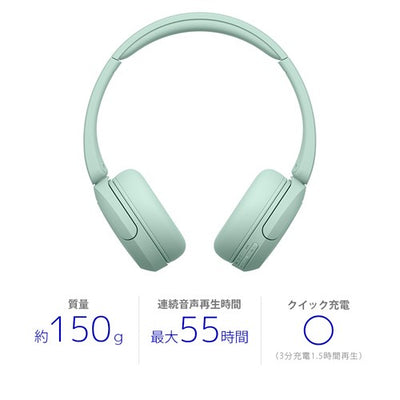 SONY ソニー ワイヤレスヘッドホン WH-CH530 GZ ミント Bluetooth