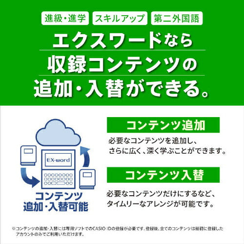 電子辞書 学生モデル(国語系・英語系・英会話・トラベル・学習・生活・実用・その他) ブラック カシオ XD-SA4900BK