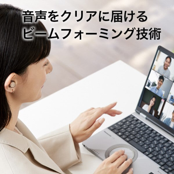 ワイヤレスステレオインサイドフォン Technics ブラック テクニクス(パナソニック) EAH-AZ40M2-K