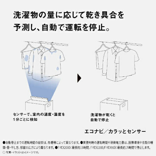 パナソニック Panasonic 衣類乾燥除湿機 F-YEX90D-W ホワイト