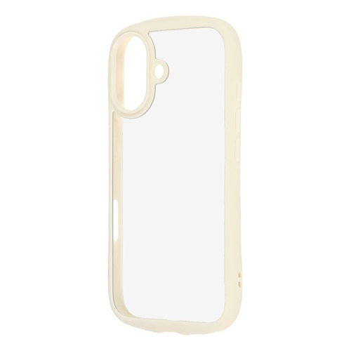 ハイブリッドタフケース Puffull +レンズガードリング / ミルクホワイト iPhone 17 レイアウト RT-P52CMD1/MLW