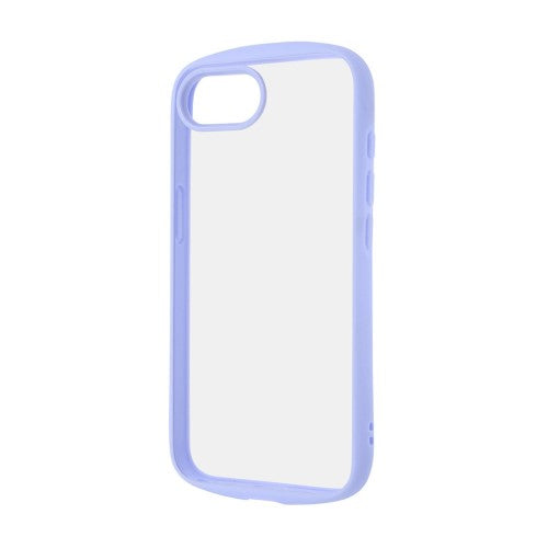 iPhone 16e用 Like standard Puffull 耐衝撃 バンパー ハイブリッドケース(ペールブルー) レイアウト RT-P50CMD1/PA