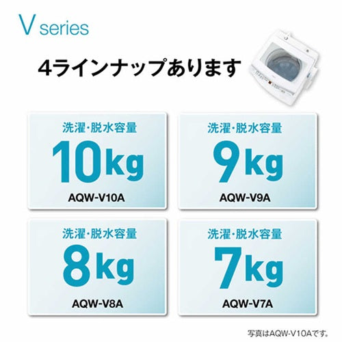 AQUA アクア 全自動洗濯機 7.0kg AQW-V7A-W ホワイト