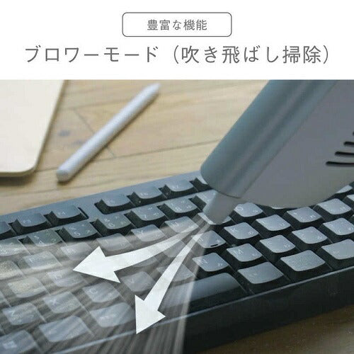 コードレススティッククリーナー サイクロン式 ホワイト アクア AQC-HX1A-W