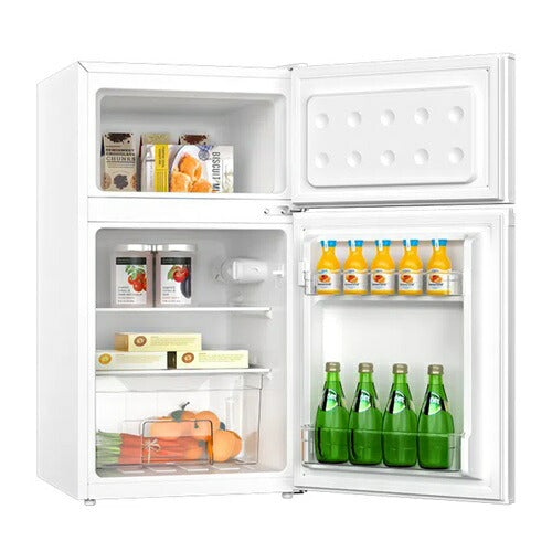 冷蔵庫 小型 85L TCL TR-T9A ホワイト 直冷式 コンパクト スリム ひとり暮らし 単身 耐熱トップテーブル 静音設計