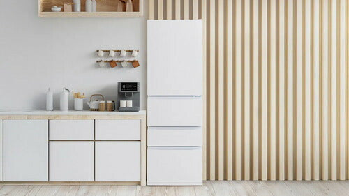 冷蔵庫 総容量370L ホワイト TCL TR-B37AW