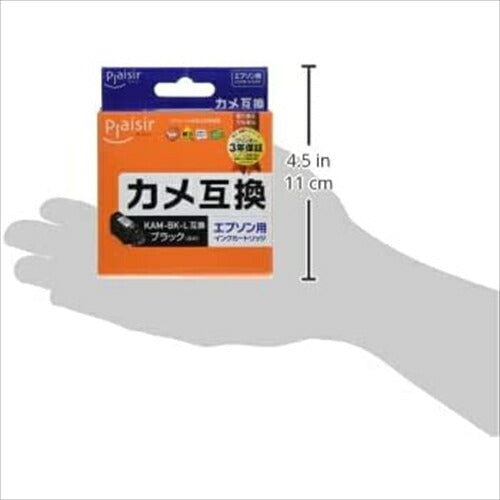 Plaisir プレジール エプソン KAM-BK-L対応 互換インク ブラック PLE-EKAML-B 残量表示対応
