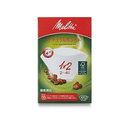 メリタ アロマジック ナチュラルホワイト フィルターペーパー 100枚 1×2(2~4杯用)PA1×2G NW