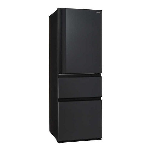 3ドア冷蔵庫 マットチャコール 右開き 内容量：356リットル 東芝 GR 