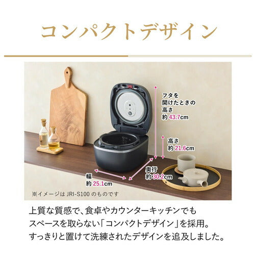TIGER タイガー魔法瓶 圧力IHジャー炊飯器 炊きたて ご泡火炊き JRI-S100WO 5.5合 オフホワイト