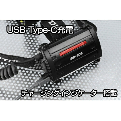 ヘッドライト 明るさ700ルーメン HEAD VADERシリーズ ジェントス HV-133H