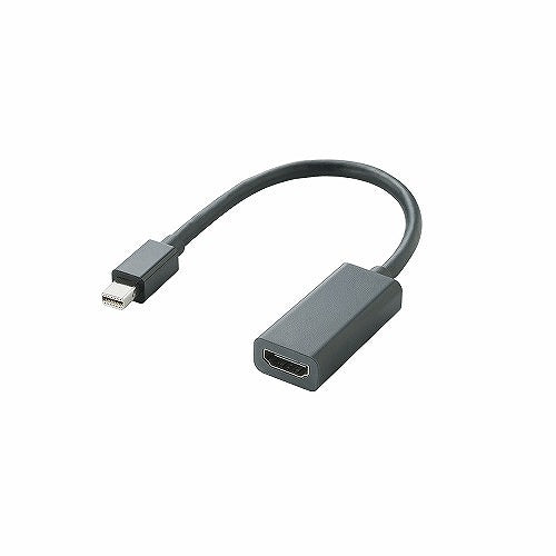 エレコム Mini DisplayPort-HDMI変換アダプタ AD-MDPHDMIBK