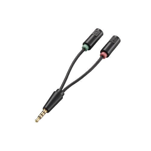 エレコム ヘッドセット用φ3.5mm変換ケーブル AV-35AD02BK