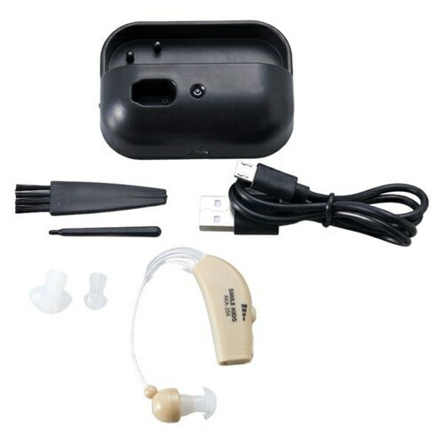 集音器 耳かけ 充電式 旭電機化成 AKA-204 集音器2 左右両耳対応 USB充電