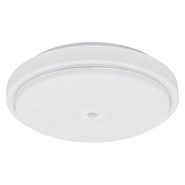 オーム電機 センサー付 LED内玄関灯 シーリングライト 昼光色 LT-Y18D-GB-PIR 人感センサー 自動点灯 消灯 100形相当 廊下 階段 トイレ 脱衣所