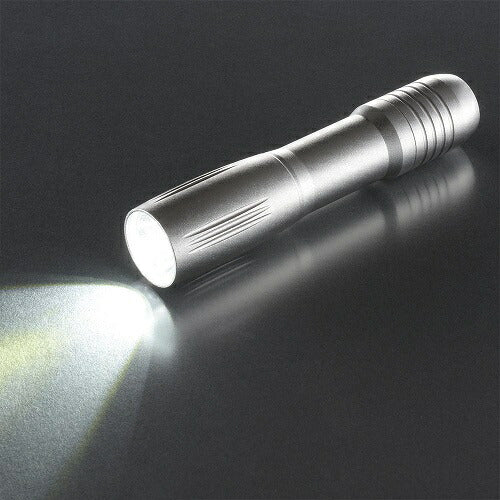 LEDコンパクトライト シルバー オーム電機 LHA-05B5-S