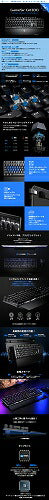 GameSir ゲームサー ワイヤレスメカニカルゲーミングキーボード GK300 グレー