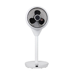 ラジアルスイングサーキュレーター 18cm リモコン式 リビング 360°26畳 組立不要 ガードと羽が洗えるホワイト シィーネット CCAL403WH
