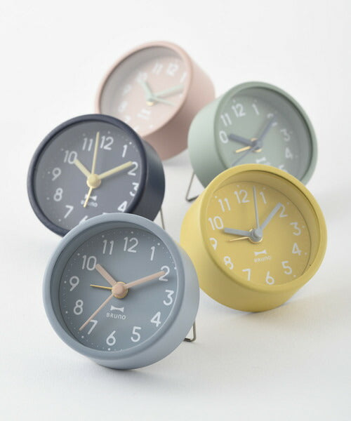 ラウンドリトルクロック ネイビー BRUNO(ブルーノ) BCA013-NV