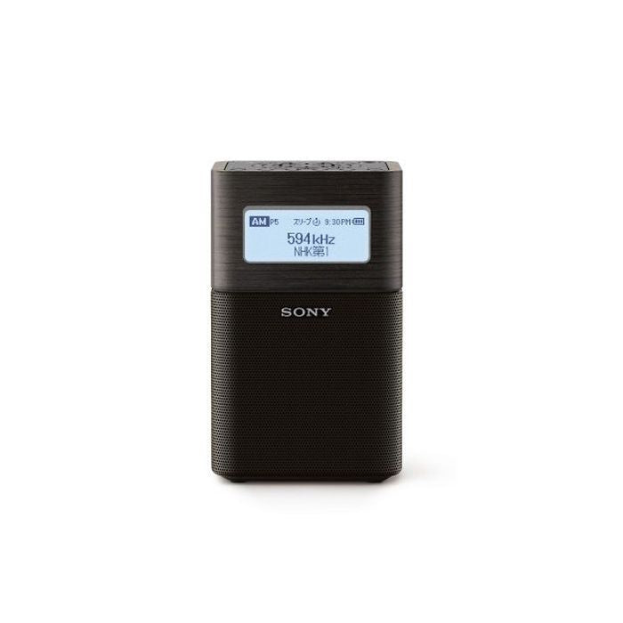 ワイドFM対応 FM/AM Bluetooth搭載ホームラジオ ブラック SONY SRF-V1BT