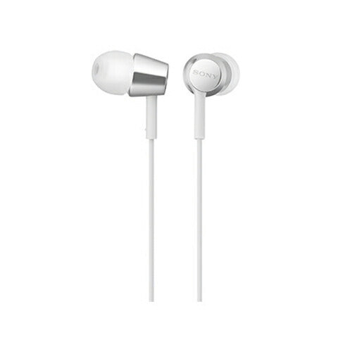 ソニー SONY ヘッドホン イヤホン マイク&コントローラー搭載 ダイナミック密閉型カナルイヤホン MDR-EX155AP WQ ホワイト