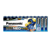 パナソニック Panasonic EVOLTA NEO エボルタネオ 単4形アルカリ乾電池 12本パック 日本製 LR03NJ/12SW 台風 防災グッズ