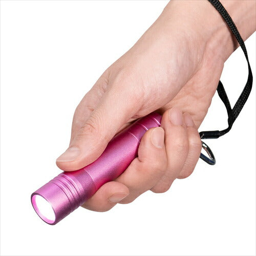 ELPA エルパ LEDカラーアルミライト 100ルーメン 単3形乾電池1本 ローズピンク DOP-EP302 RP 灯器