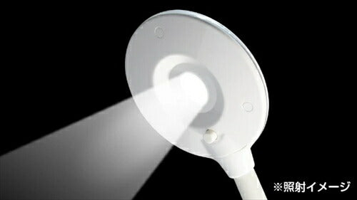 GENTOS ジェントス LEDデスクライト 眼のことを考えたデスクライトクリップ式 ホワイト CP-R268WH LED 白色 LEDスタンド