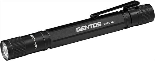GENTOS ジェントス LED 懐中電灯 明るさ150ルーメン 実用点灯12時間 防塵 防滴 単4形電池2本使用 SNMシリーズ SNM-L142D 灯器