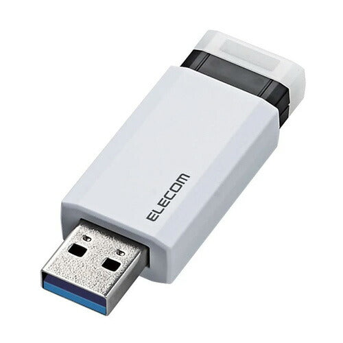 エレコム ELECOM MF-PKU3016GWH ホワイト ノック式 USB3.1メモリ 16GB