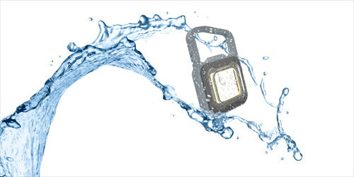 ムサシ MUSASHI 充電式 スーパーフラッシュライト 6W グレイッシュブルー COB-WL006GB 灯器