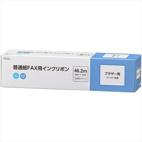 オーム電機 普通紙ファックスリボン OAI-FBB46S S-B2