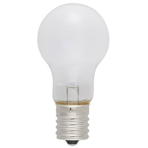 オーム電機 OHM ミニクリプトン電球 E17/60W形 ホワイト 2個入 KR100/110V54WW/2P