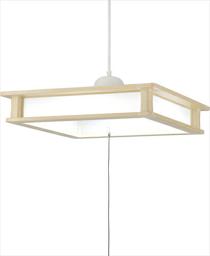 オーム電機 LED和風ペンダントライト 8畳用 昼光色 LT-W40D8G-W1 06-3875 OHM ホワイト