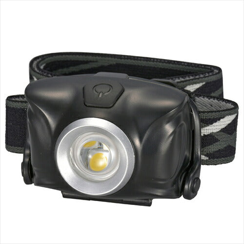 オーム電機 LEDヘッドライト 100lm リュックバンド付 WALLED ブラック LC-SYW1-K 07-8871 OHM 灯器
