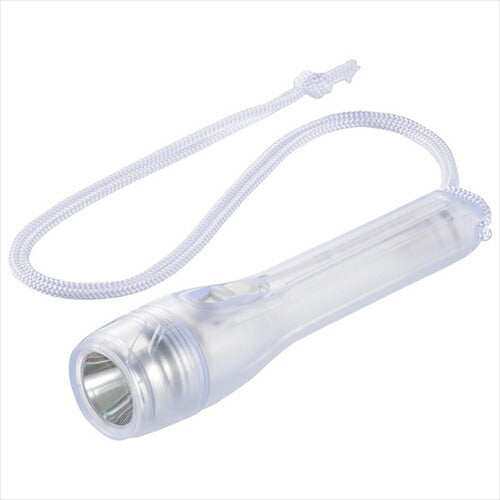 オーム電機 OHM LED懐中ライト(単3形×2本付属/69lm/白色LED/連続使用29時間/ホワイト) LHP-06B5-W 灯器