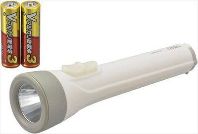 オーム電機 オーム OHM LED懐中ライト 懐中電灯 常備灯 単3形乾電池×2本付き 110ルーメン LHP-3211C7 08-0922 LED 懐中ライト 灯器