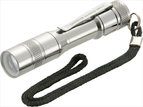 オーム電機 オーム OHM 懐中電灯 アウトドア用ハンディライト 防水 LEDペンライト フォーカス付 100ルーメン LH-PY01Z-S2 08-1006 シルバー LEDズームペンライト LED ペンライト 灯器