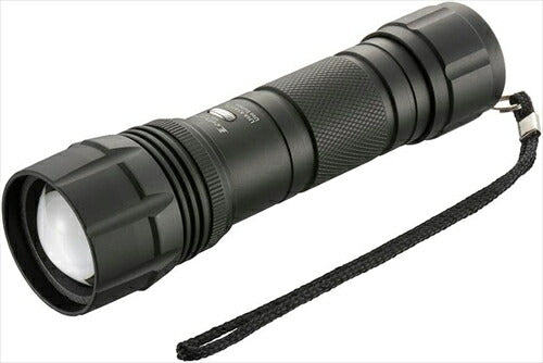 オーム電機 オーム OHM 懐中電灯 LED ハンディライト 防水LEDズームライト レッドカイザー 1000ルーメン スライドフォーカス 防水 アウトドア 調光 点滅 フラッシュ IP66 ANSI規格準拠 アルミボディ ブラック 電池残量インジケーター LHA-KS441Z-K2 08-1037 ズームライト 灯器