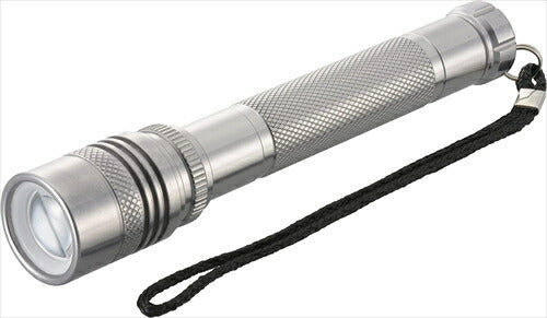 オーム電機 懐中電灯 LED ハンディライト 防水LEDズームライト SPARKLED ZOOM 410lm ANSI規格準拠 LHA-SP410Z-S 08-1336 OHM シルバー