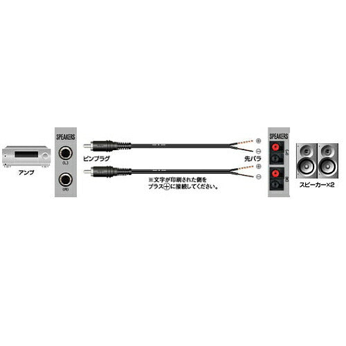 JVCケンウッド ピンプラグ-先バラ 2本1組 CN-158A – ベイシア電器