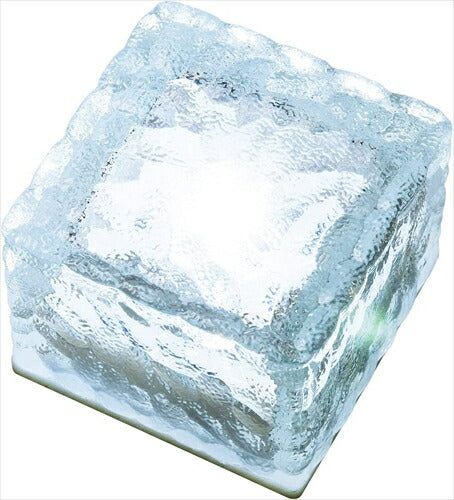 山善 YAMAZEN LEDソーラーライト 7cm角 ホワイト色 (自動点灯スイッチ) (ソーラーパネル) (防塵防水性能:IP66防水) ホワイト 1個 WLL-1026(WH) 灯器