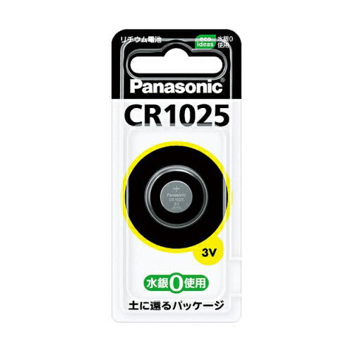 パナソニック リチウム電池 コイン形 3V 1個入 CR-1025